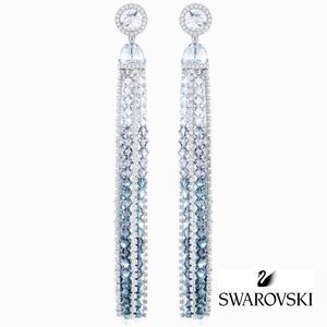 Swarovski Tassell Earrings in Ocean